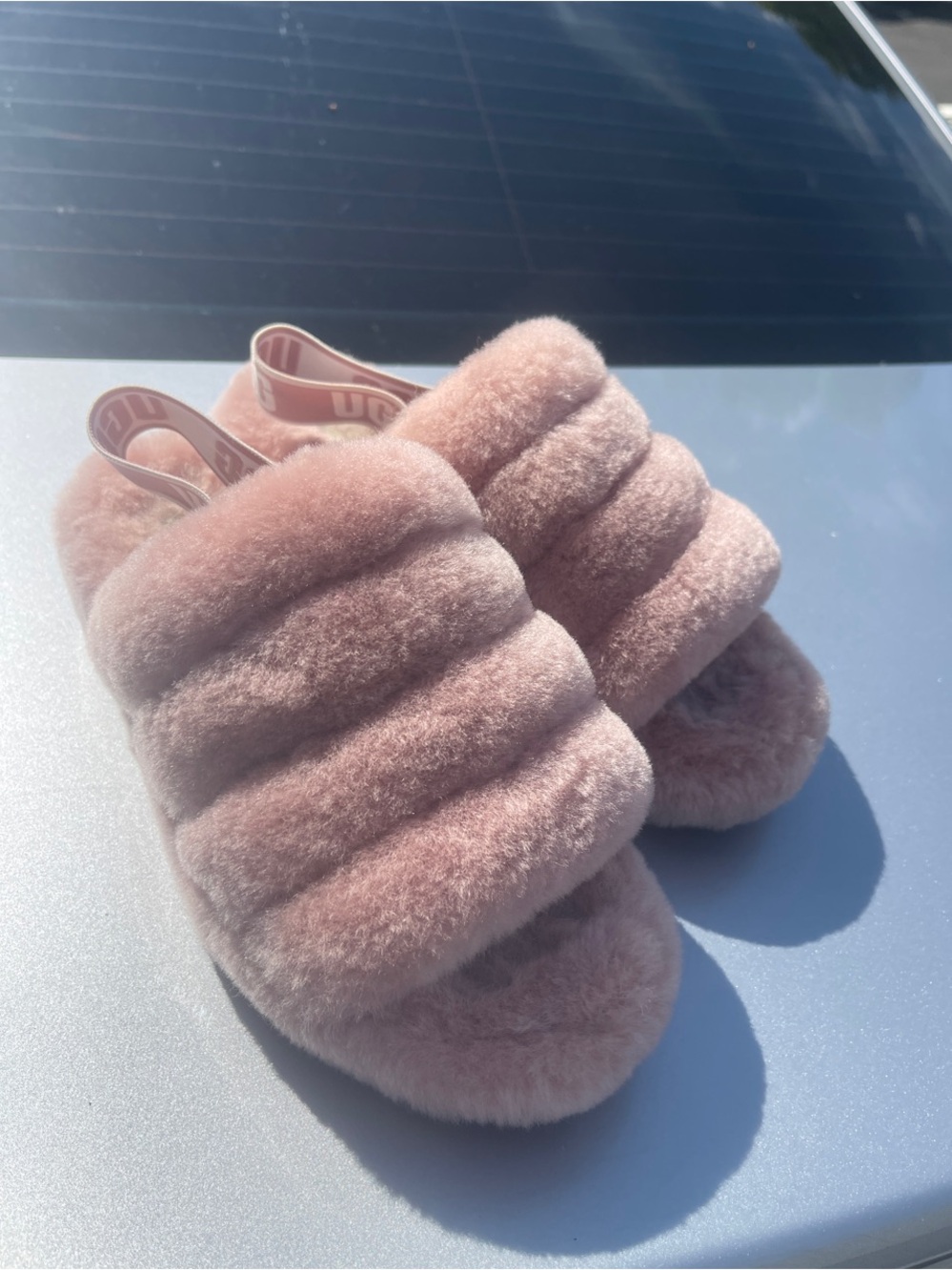UGG Push Fuzzy Slide Slippers for Women